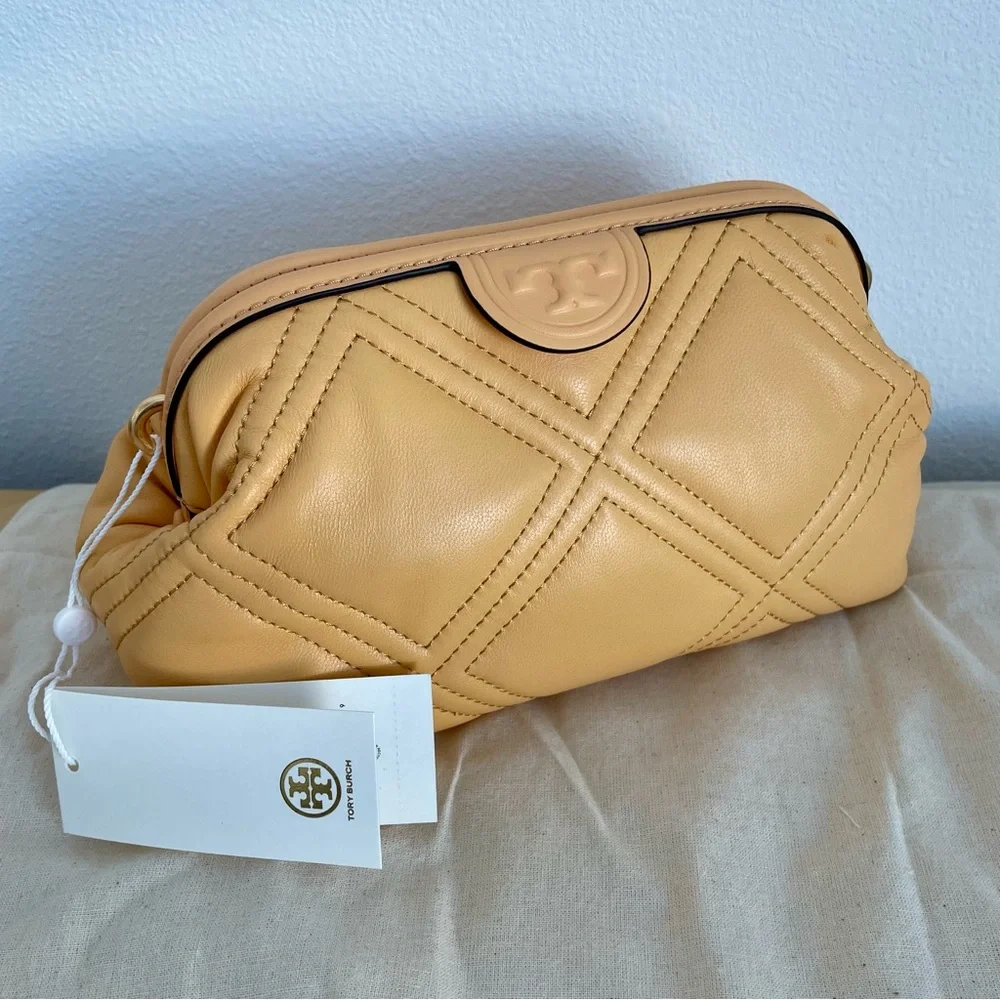 ☀️NEW☀️Tory Burch Fleming Bag Apricot - Picture 5 of 12